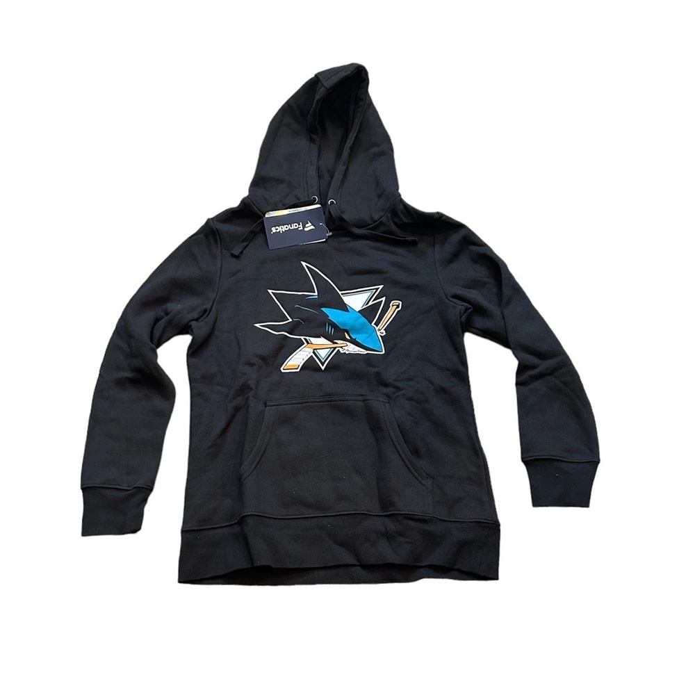 San Jose Sharks Women’s Logo Pullover Hoodie Sweatshirt